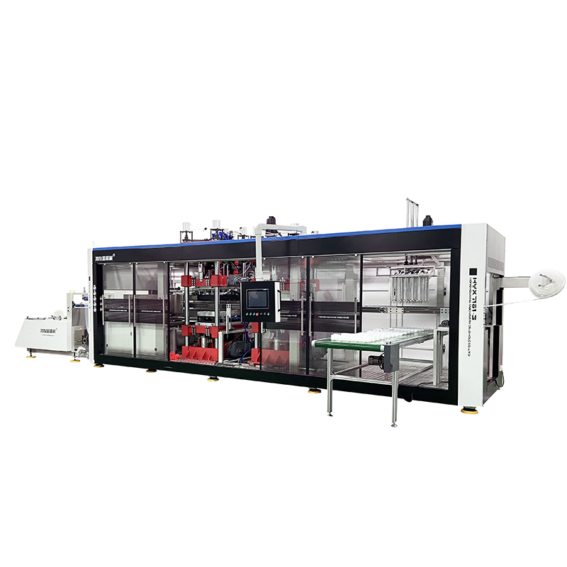 HYX-7161 MACCHINA TERMOFORMING di 3 stazioni di pressione positiva e negativa completamente automatica